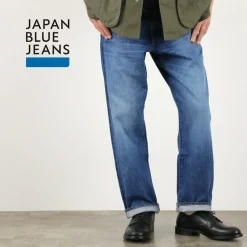 JAPAN BLUE JEANS Jeans^/ J504 Circle Loose 12.5oz African Cotton Selvic Used Wash used-wash