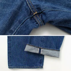 JAPAN BLUE JEANS Jeans^/ J504 Circle Loose 12.5oz African Cotton Selvic Used Wash used-wash