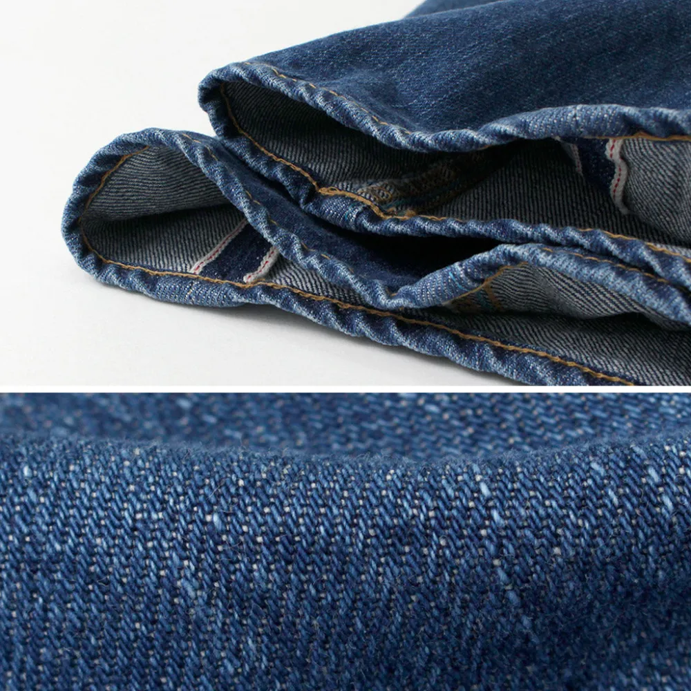 JAPAN BLUE JEANS Jeans^/ J504 Circle Loose 12.5oz African Cotton Selvic Used Wash used-wash