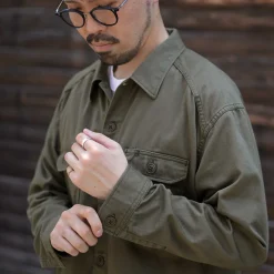 JAPAN BLUE JEANS Shirts^/ Military Field Shirt olive