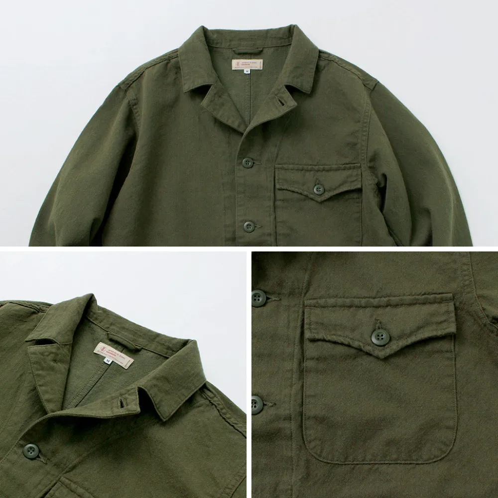 JAPAN BLUE JEANS Jackets^/ Military Herringbone Jacket