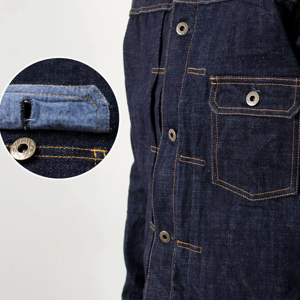 JAPAN BLUE JEANS Jackets^/ Monster Denim 1st Jacket Selvedge16oz dark-indigo