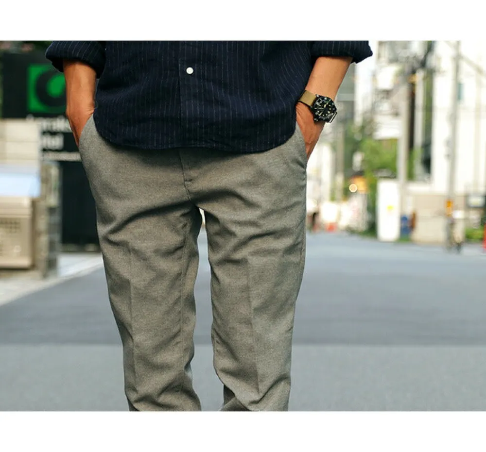 JAPAN BLUE JEANS Trousers^/ Officer Tapered Full Flanser Trousers
