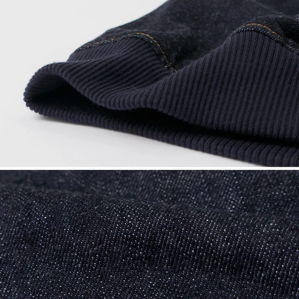 JAPAN BLUE JEANS Jackets^/ 13.5oz Crunch Denim Bomber Jacket indigo