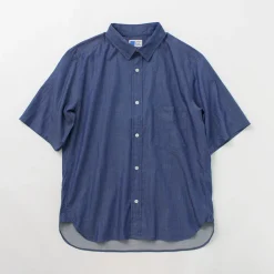 JAPAN BLUE JEANS Shirts^/ 3oz denim short sleeve shirt indigo