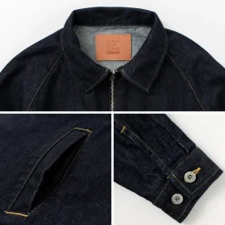 JAPAN BLUE JEANS Jackets^/ 13oz Denim Drizzler Jacket indigo