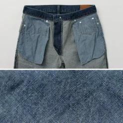JAPAN BLUE JEANS Jeans^/ 12oz Stretch Center Crease 5P Denim Used Processing light-indigo