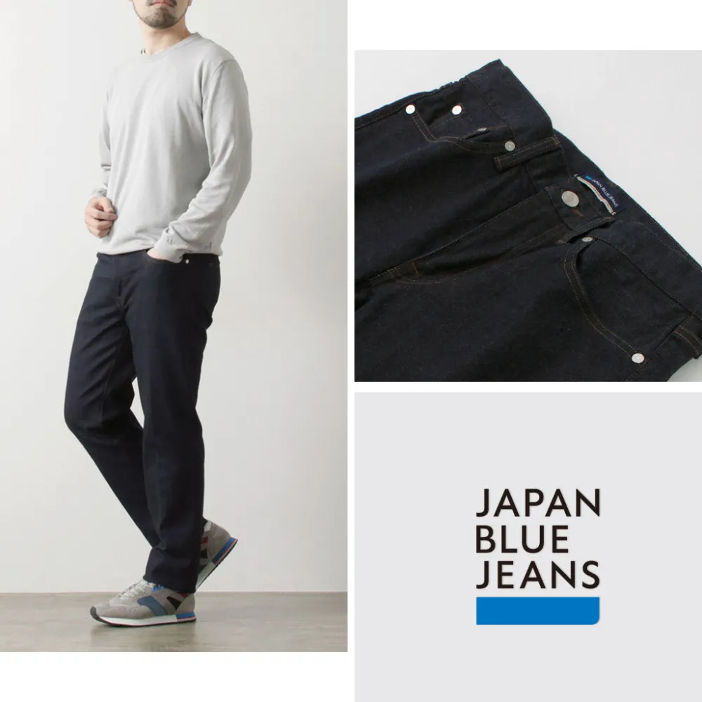 JAPAN BLUE JEANS Jeans^/ 12oz Stretch Center Crease 5P Denim One-washed indigo