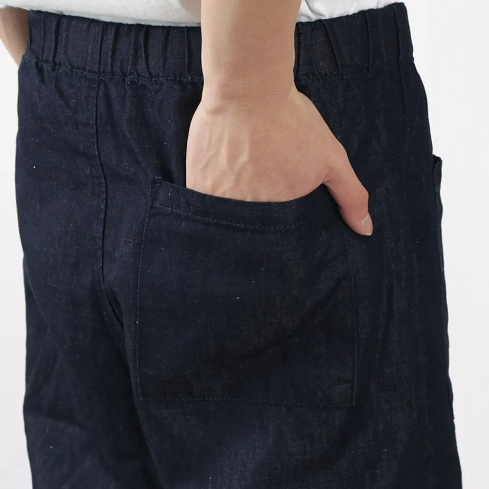 JAPAN BLUE JEANS Jeans^/ RJB7570 Cotton Linen Denim Knicker Trousers indigo