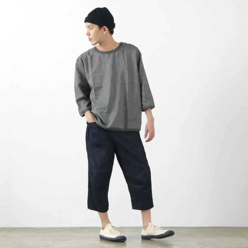 JAPAN BLUE JEANS Jeans^/ RJB7570 Cotton Linen Denim Knicker Trousers indigo