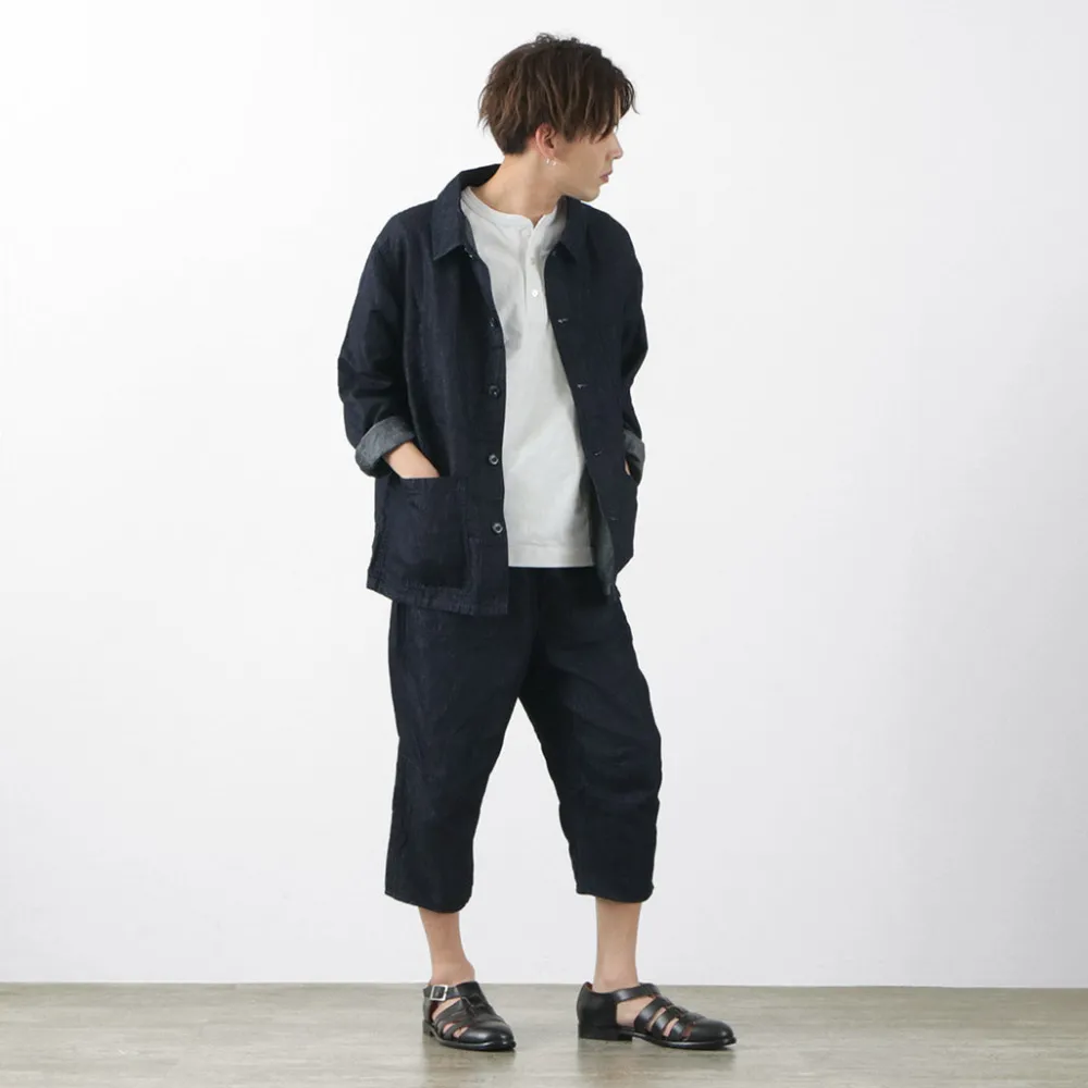 JAPAN BLUE JEANS Jeans^/ RJB7570 Cotton Linen Denim Knicker Trousers indigo