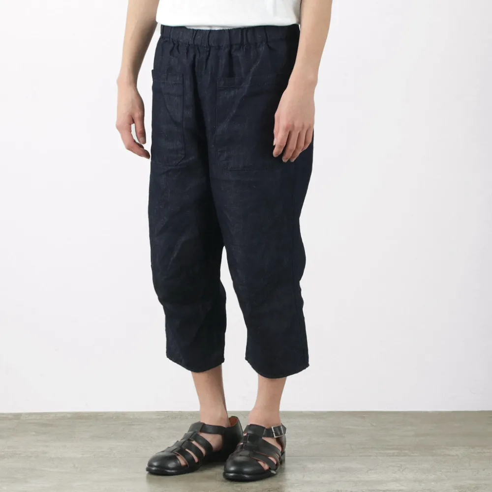 JAPAN BLUE JEANS Jeans^/ RJB7570 Cotton Linen Denim Knicker Trousers indigo