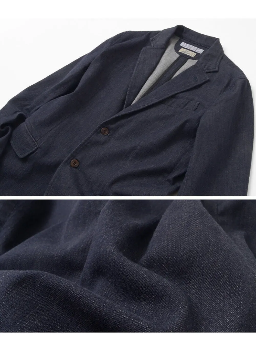 JAPAN BLUE JEANS Jackets^/ RJB3960 Shin Denim 8.5oz Officer Tailored Jacket