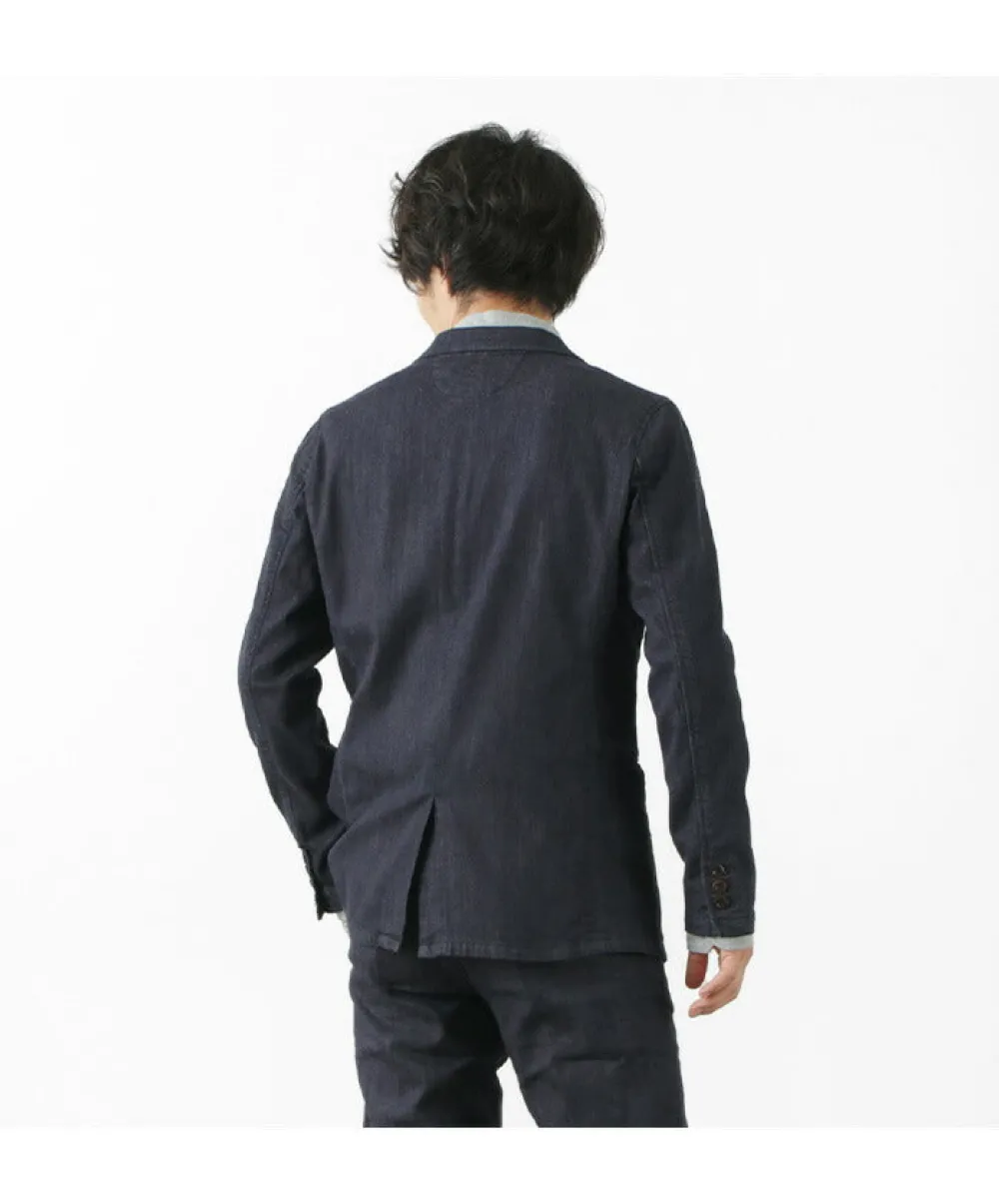 JAPAN BLUE JEANS Jackets^/ RJB3960 Shin Denim 8.5oz Officer Tailored Jacket