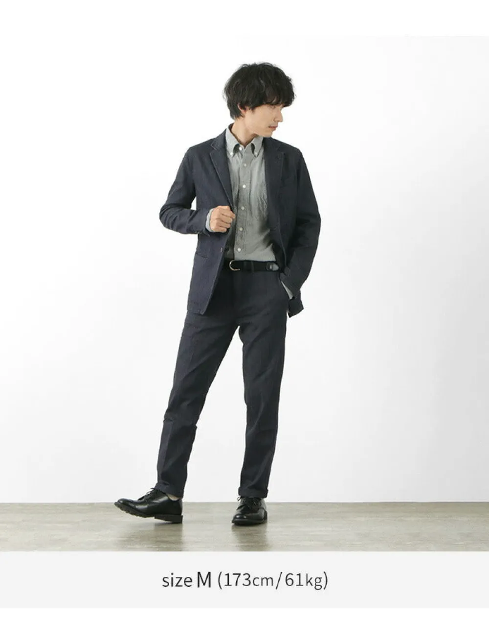 JAPAN BLUE JEANS Jackets^/ RJB3960 Shin Denim 8.5oz Officer Tailored Jacket