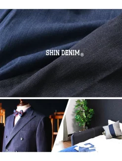 JAPAN BLUE JEANS Jackets^/ RJB3960 Shin Denim 8.5oz Officer Tailored Jacket