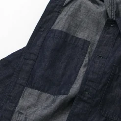 JAPAN BLUE JEANS Jackets^/ RJB7070 Summer French Coverall Jacket Cotton Linen Denim indigo