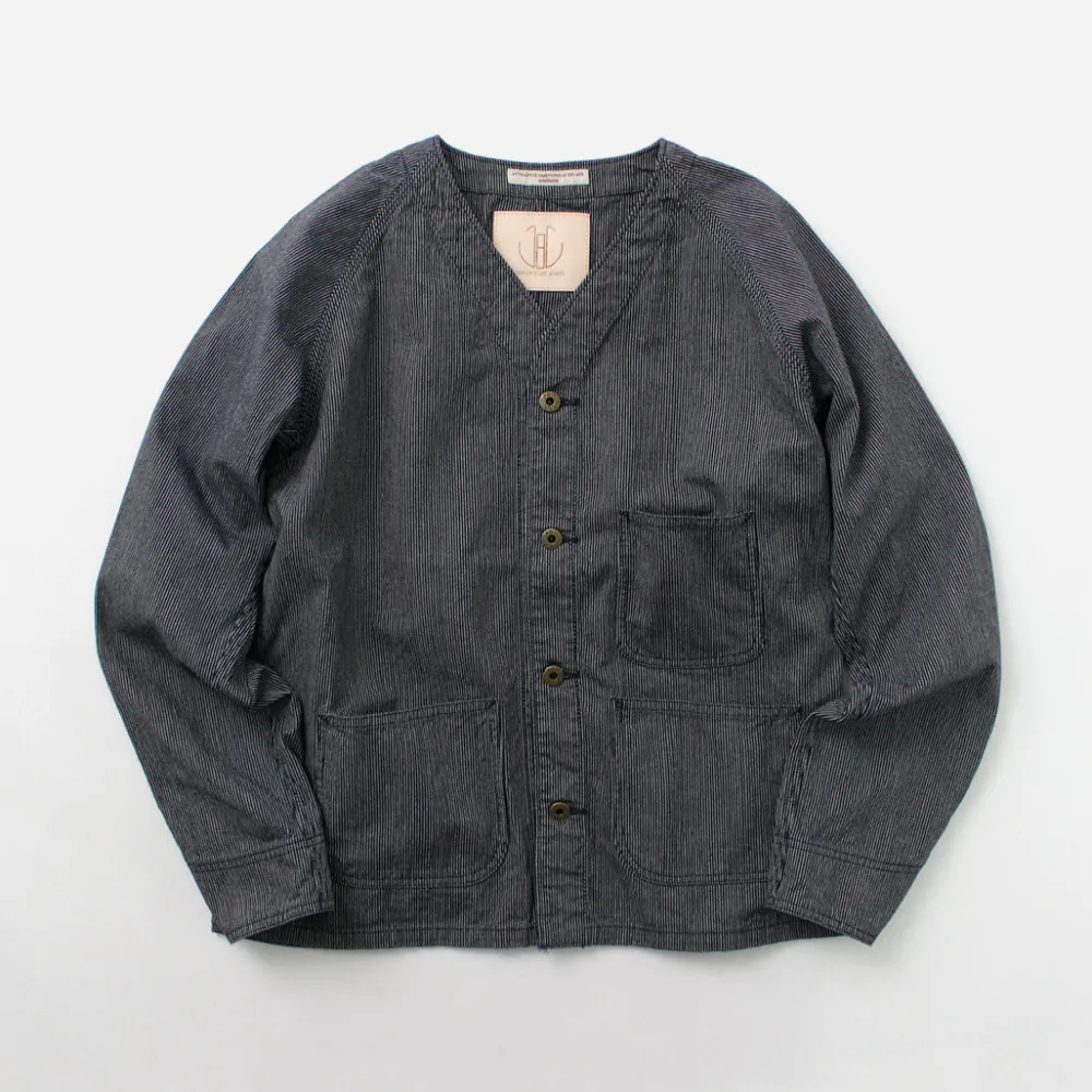 JAPAN BLUE JEANS Jackets^/ RJB4124Hickory engineer jacket navy