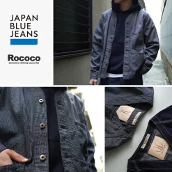 JAPAN BLUE JEANS Jackets^/ RJB4124Hickory engineer jacket navy