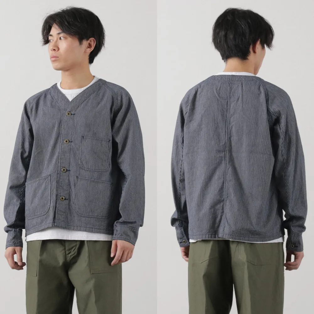 JAPAN BLUE JEANS Jackets^/ RJB4124Hickory engineer jacket navy
