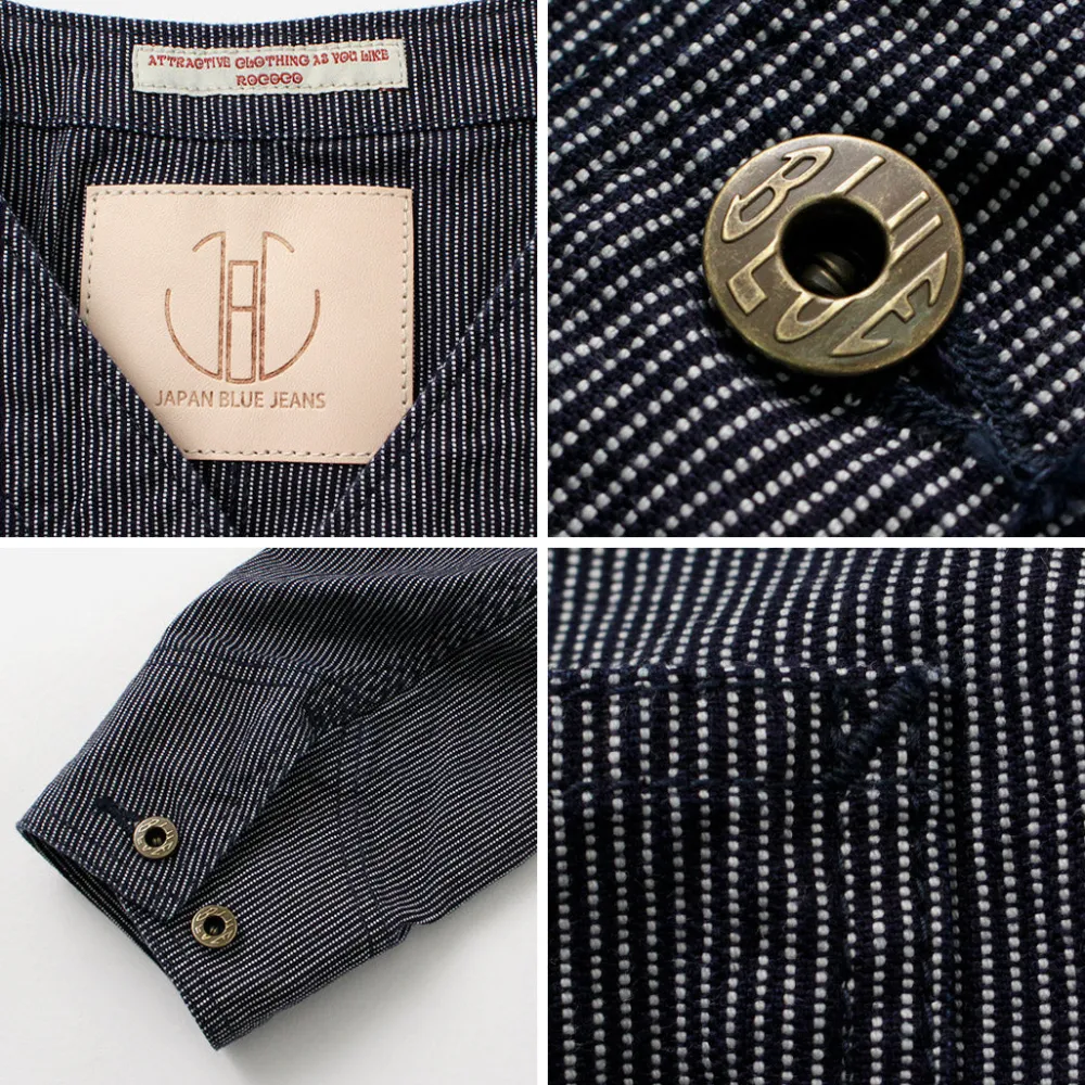 JAPAN BLUE JEANS Jackets^/ RJB4124Hickory engineer jacket navy