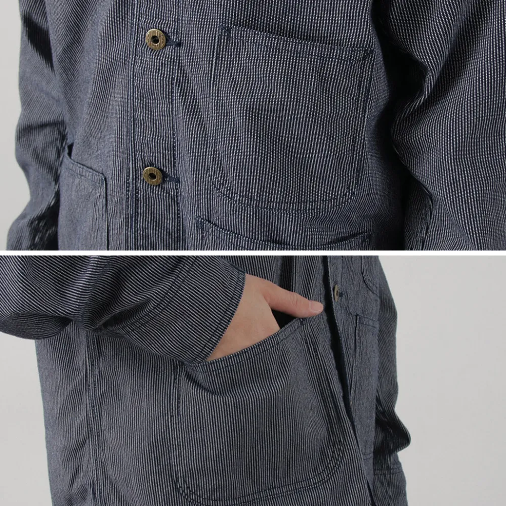 JAPAN BLUE JEANS Jackets^/ RJB4124Hickory engineer jacket navy
