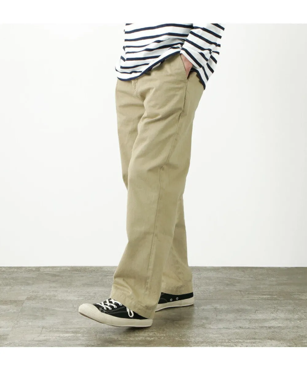 JAPAN BLUE JEANS Work Pants & Chinos^/ RJB802012oz selvedge chino 1-tuck wide trousers beige