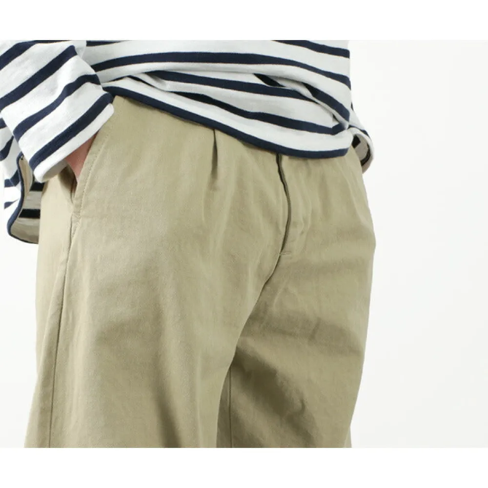 JAPAN BLUE JEANS Work Pants & Chinos^/ RJB802012oz selvedge chino 1-tuck wide trousers beige