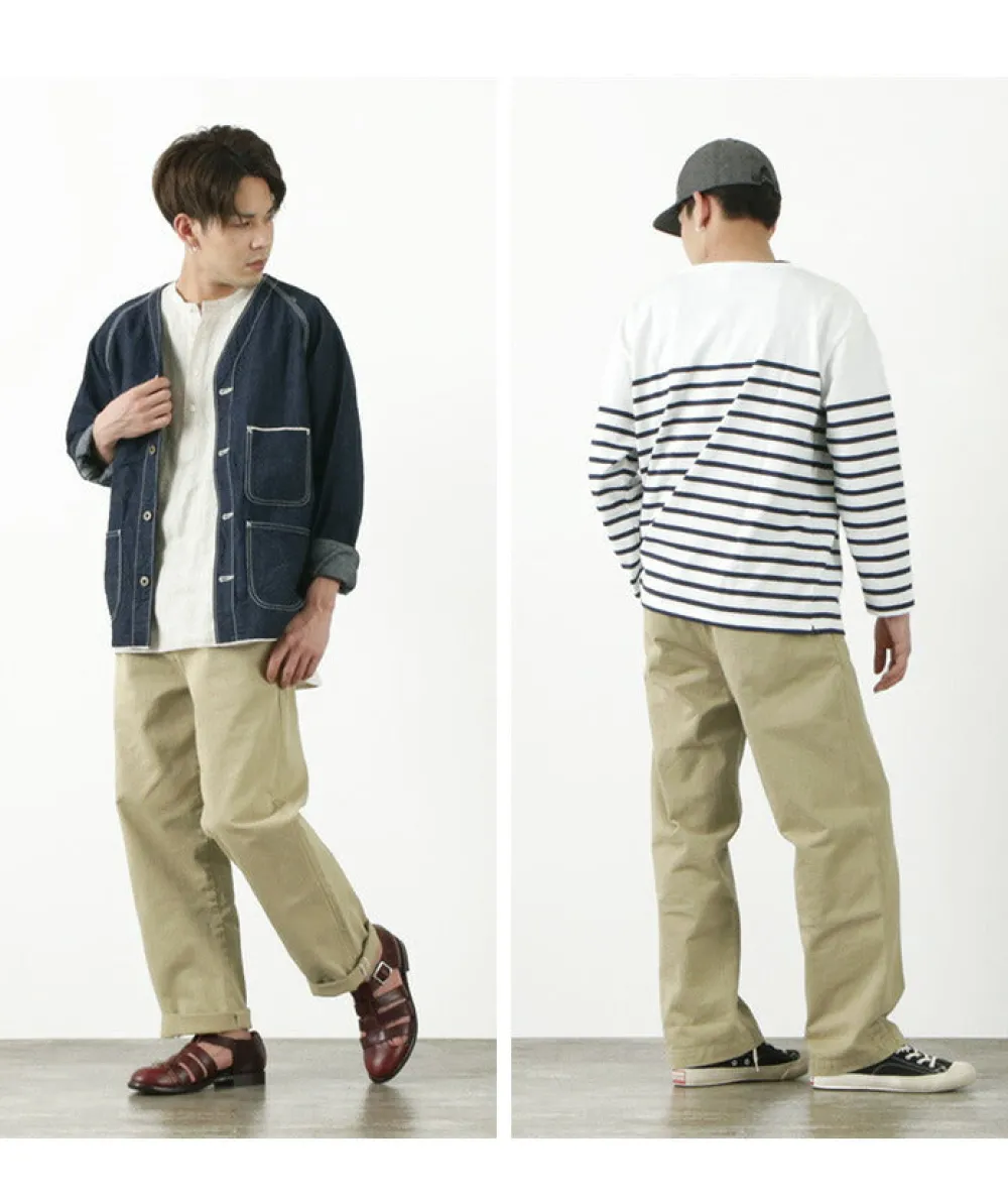 JAPAN BLUE JEANS Work Pants & Chinos^/ RJB802012oz selvedge chino 1-tuck wide trousers beige