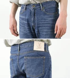 JAPAN BLUE JEANS Jeans^/ RJB6111Prep 8oz Melrose Finish Summer Denim Selvic Jeans used-wash
