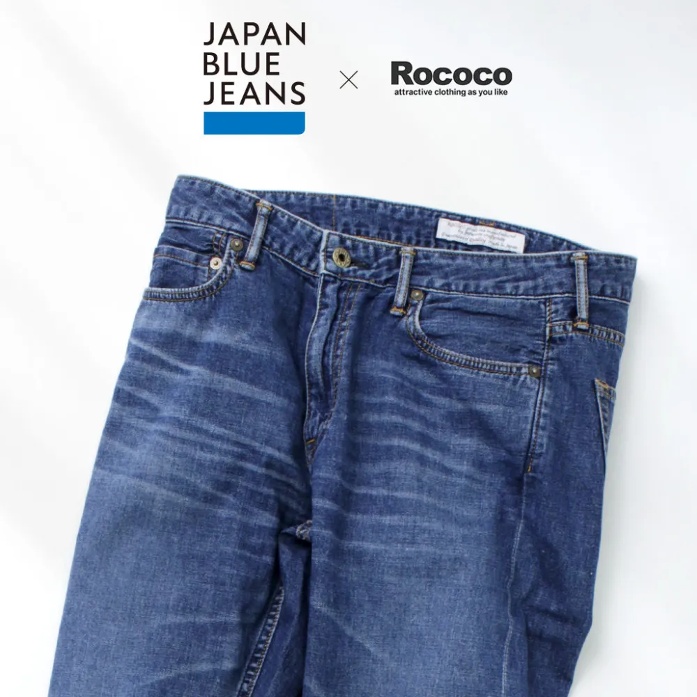 JAPAN BLUE JEANS Jeans^/ RJB6111Prep 8oz Melrose Finish Summer Denim Selvic Jeans used-wash