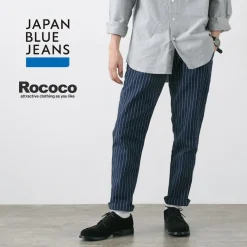 JAPAN BLUE JEANS Work Pants & Chinos^/ RJB1620Wide tapered chino stripe navy