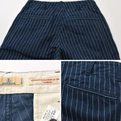JAPAN BLUE JEANS Work Pants & Chinos^/ RJB1620Wide tapered chino stripe navy
