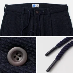 JAPAN BLUE JEANS Trousers^/ Sashiko Easy Tapered Pants Indigo