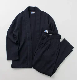 JAPAN BLUE JEANS Trousers^/ Sashiko Easy Tapered Pants Indigo