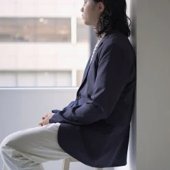 JAPAN BLUE JEANS Jackets^/ Seersucker Summer Unconstracted Jacket