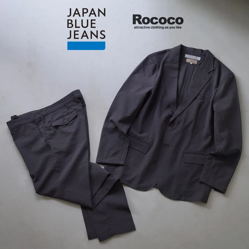 JAPAN BLUE JEANS Trousers^/ seersucker summer officer trousers