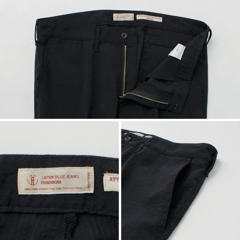 JAPAN BLUE JEANS Trousers^/ seersucker summer officer trousers