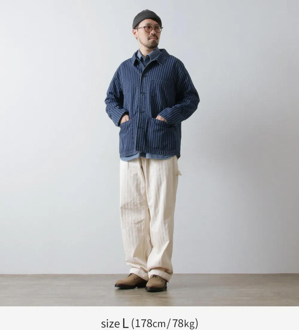 JAPAN BLUE JEANS Jackets^/ Wabash coverall navy