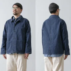 JAPAN BLUE JEANS Jackets^/ Wabash coverall navy