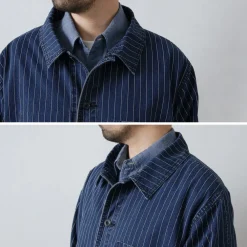 JAPAN BLUE JEANS Jackets^/ Wabash coverall navy