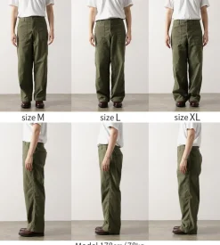 JAPAN BLUE JEANS Work Pants & Chinos^/ Wide Baker Pants Sulphur-dyed Back Satin