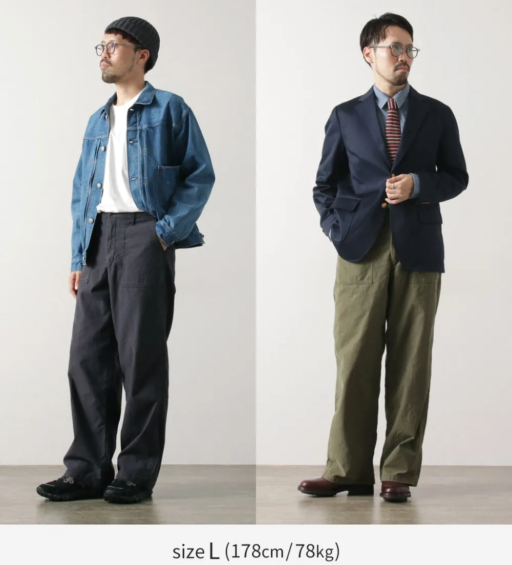 JAPAN BLUE JEANS Work Pants & Chinos^/ Wide Baker Pants Sulphur-dyed Back Satin