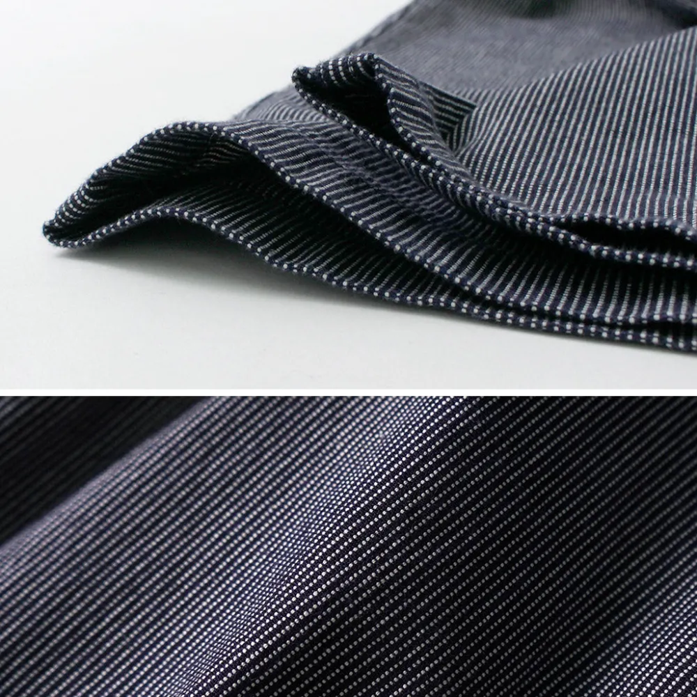 JAPAN BLUE JEANS Work Pants & Chinos^/ Wide Tapered Hickory Pants navy