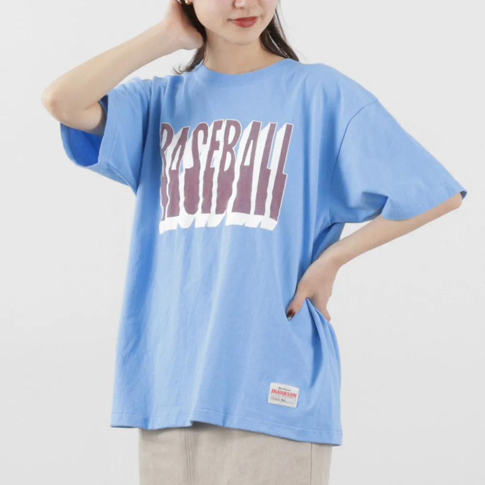 JHANKSON T-Shirts^/ BASE BALL short sleeve T-shirt