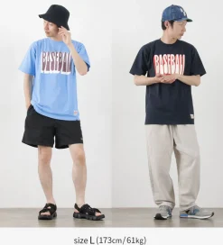 JHANKSON T-Shirts^/ BASE BALL short sleeve T-shirt