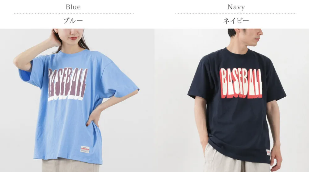 JHANKSON T-Shirts^/ BASE BALL short sleeve T-shirt