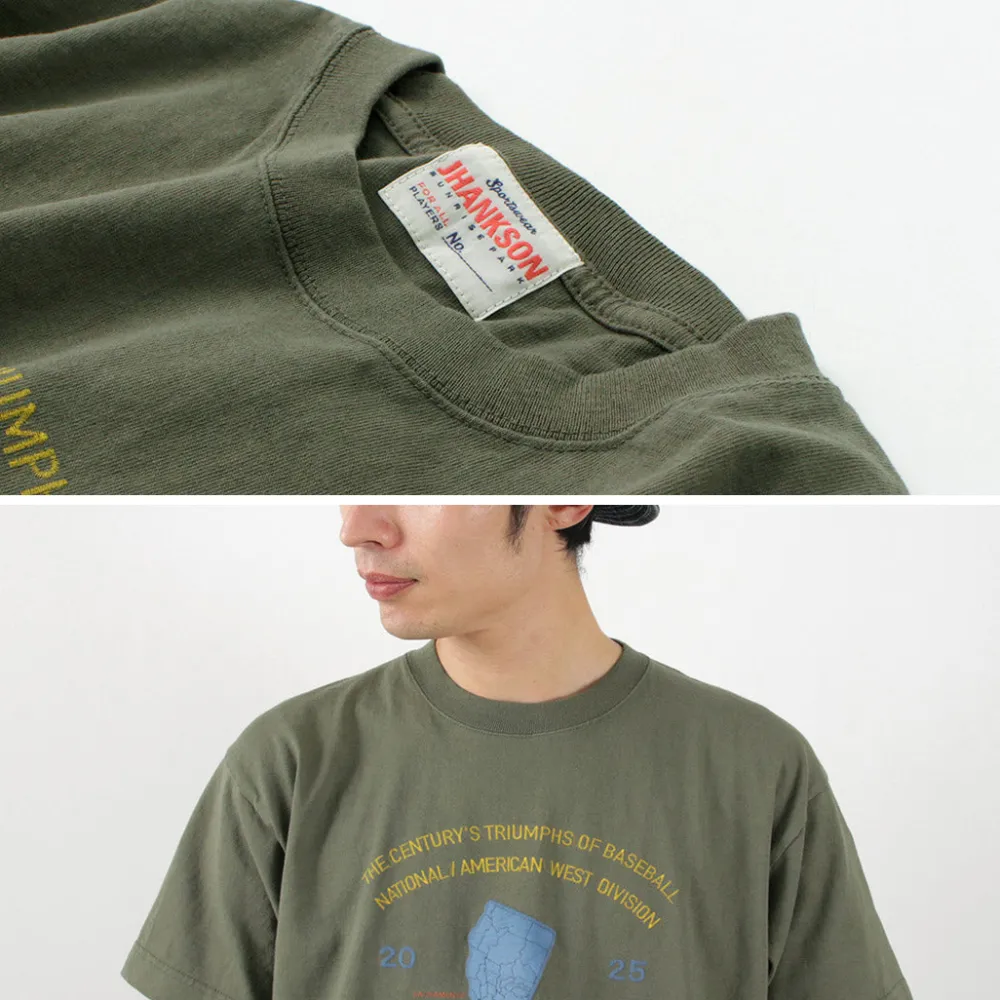 JHANKSON T-Shirts^/ California Maps short sleeve T-shirt