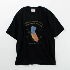 JHANKSON T-Shirts^/ California Maps short sleeve T-shirt