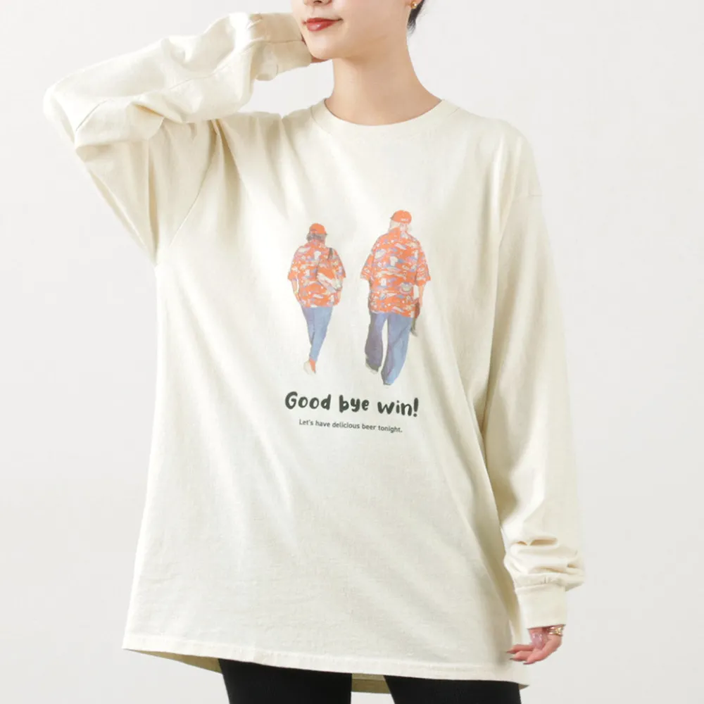 JHANKSON T-Shirts^/ Goodbye Win Long Sleeve T-Shirt natural